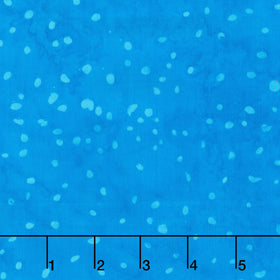 Speckles Batiks - Dots Blue Yardage