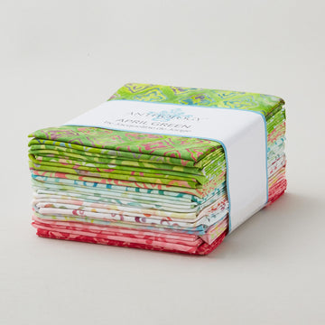 April Green Batiks Fat Quarter Bundle