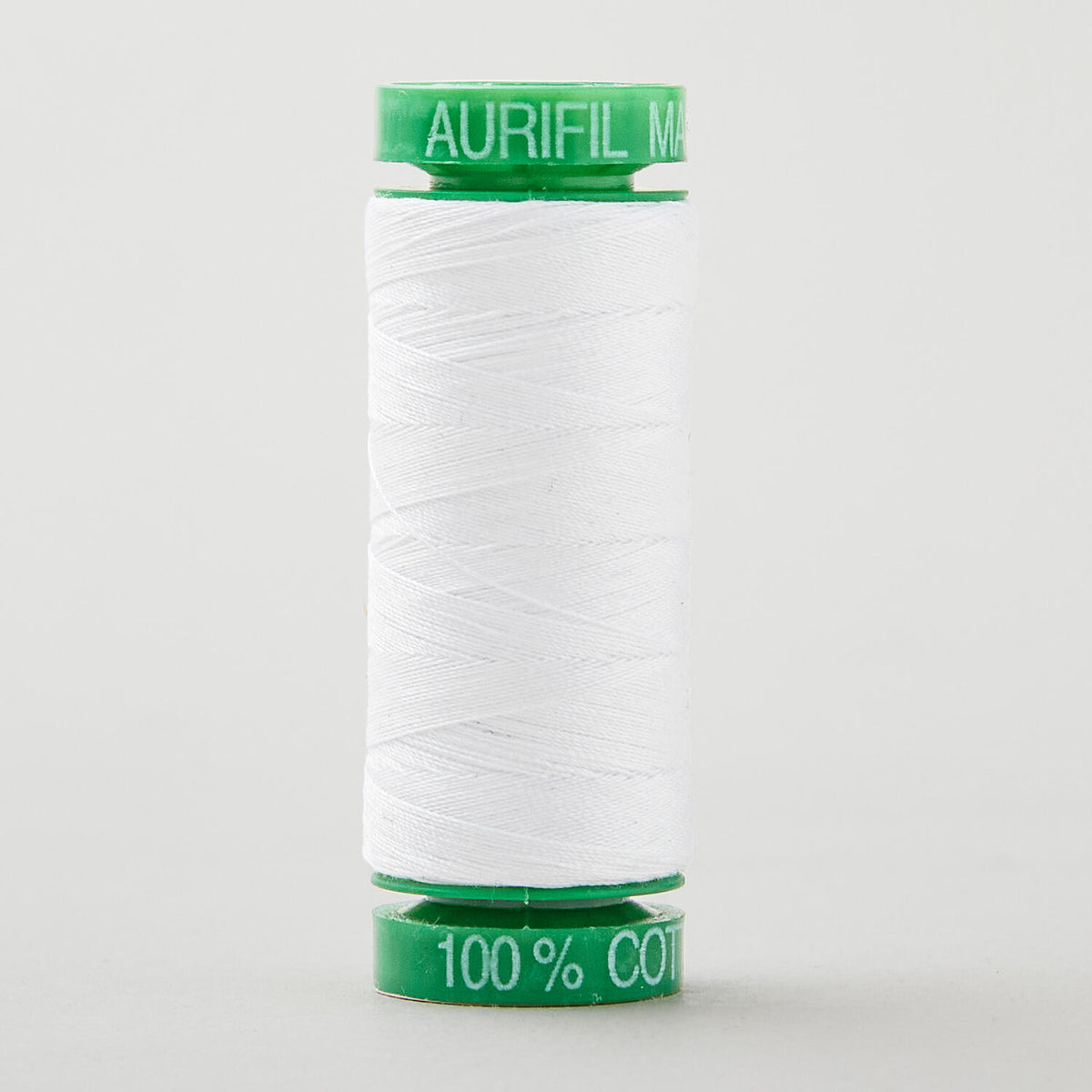 Aurifil 40 WT Cotton Mako Spool Thread White