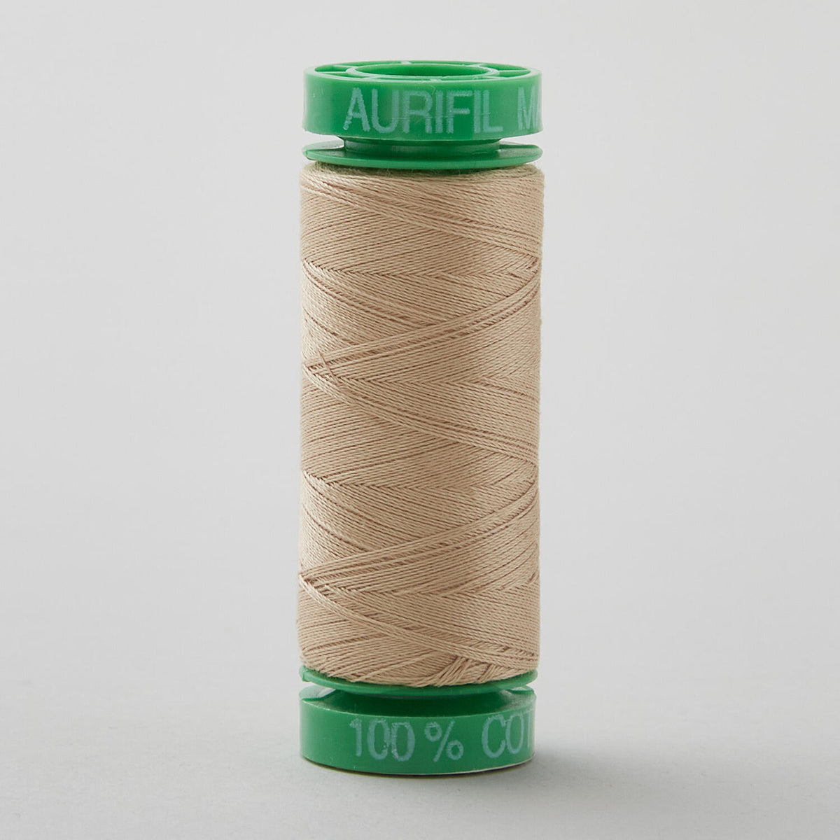 Aurifil 40 WT Cotton Mako Spool Thread Sand