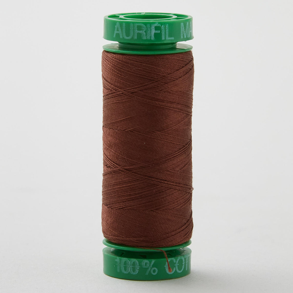 Aurifil 40 WT Cotton Mako Spool Thread Chocolate