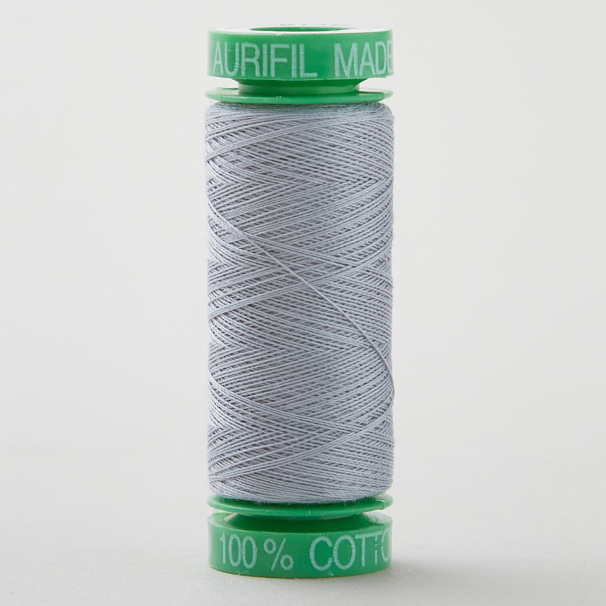 Aurifil 40 WT Cotton Mako Spool Thread Light Blue Grey