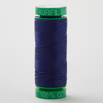 Aurifil 40 WT Cotton Mako Spool Thread Dark Navy