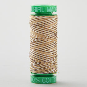 Aurifil 40 WT Cotton Mako Variegated Thread - Nutty Nougat