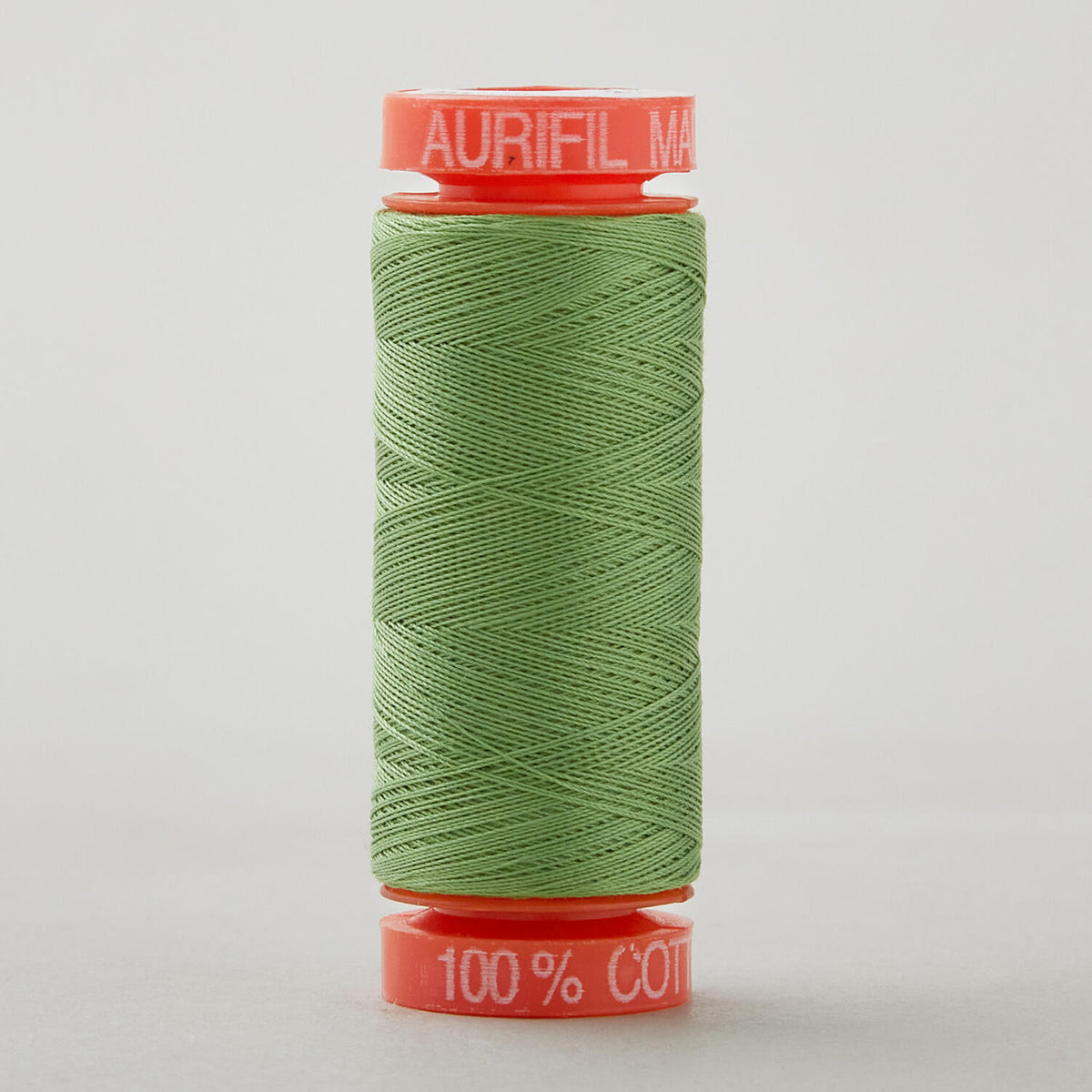 Aurifil 50 WT Cotton Mako Spool Thread Grass Green