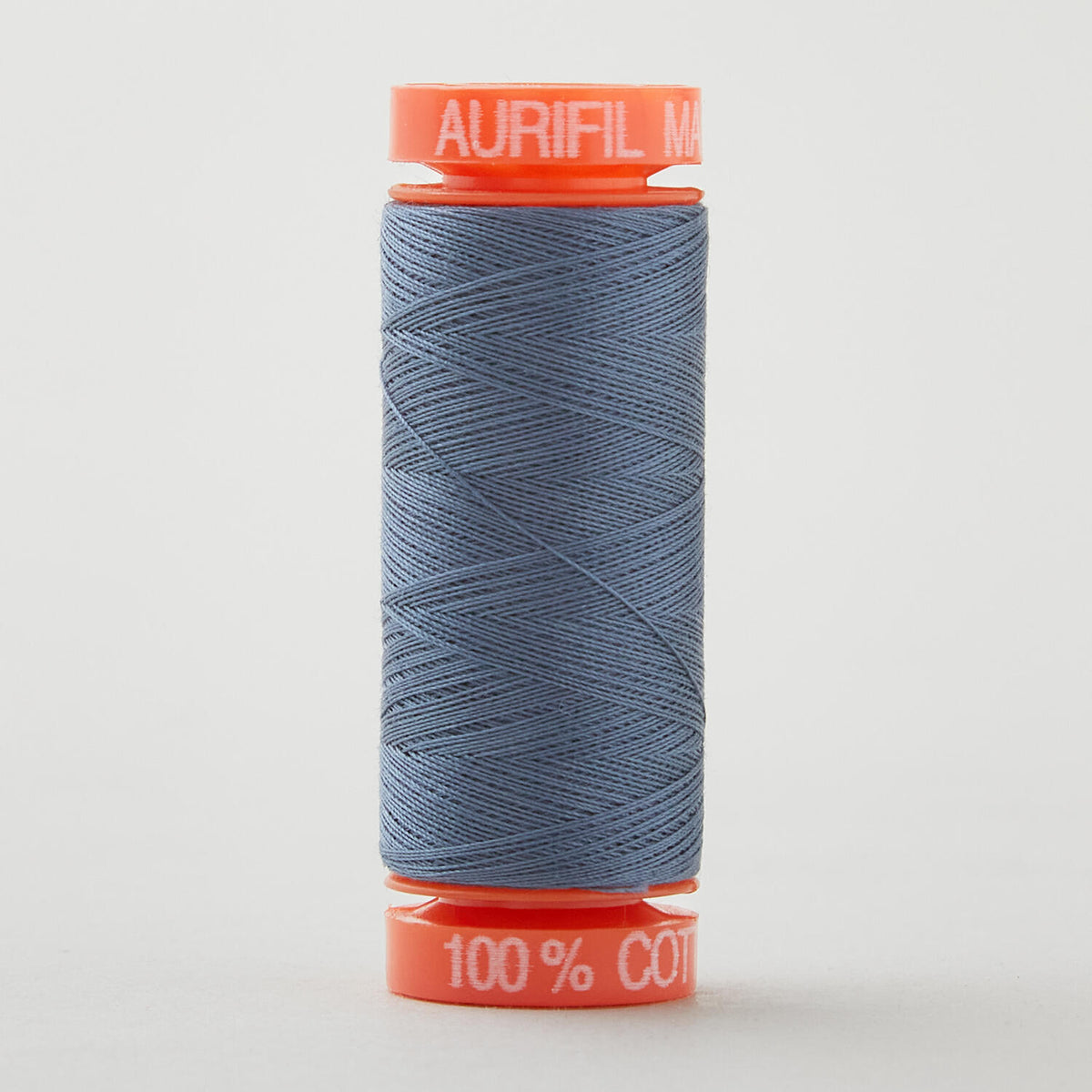 Aurifil 50 WT Cotton Mako Spool Thread Medium Grey