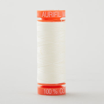 Aurifil 50 WT Cotton Mako Spool Thread Chalk