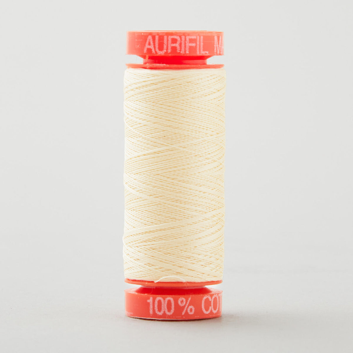 Aurifil 50 WT Cotton Mako Spool Thread Butter