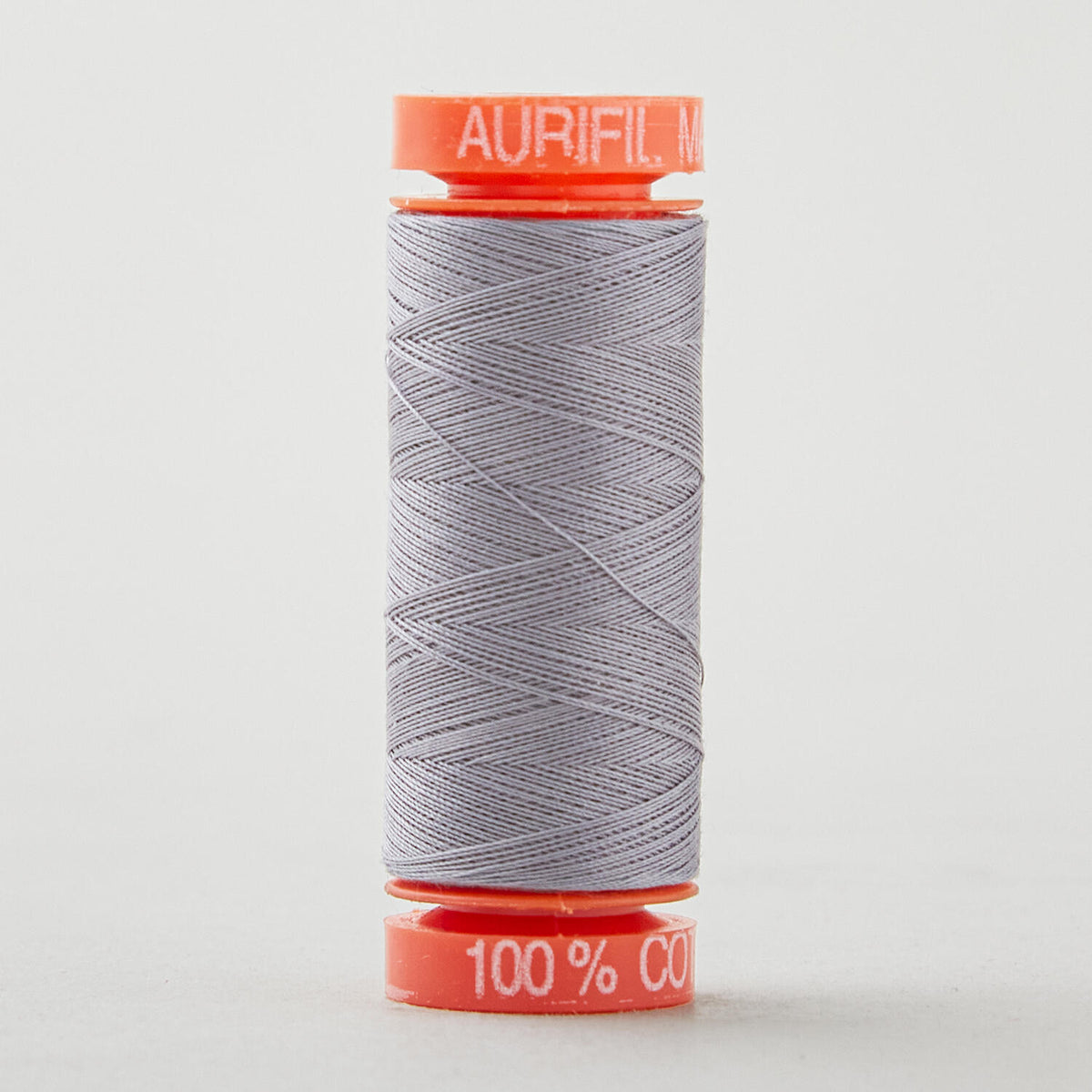 Aurifil 50 WT Cotton Mako Spool Thread Grey