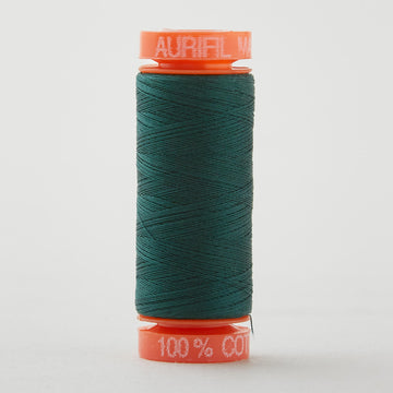 Aurifil 50 WT Cotton Mako Spool Thread Forest Green