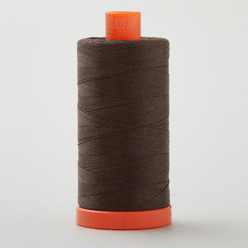 Aurifil 50 WT Cotton Mako Large Spool Thread Very Dark Bark