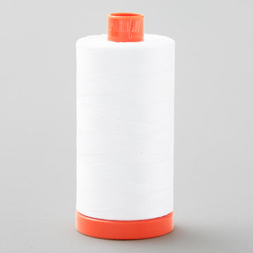 Aurifil 50 WT Cotton Mako Large Spool Thread White