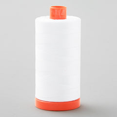Aurifil 50 WT Cotton Mako Large Spool Thread White