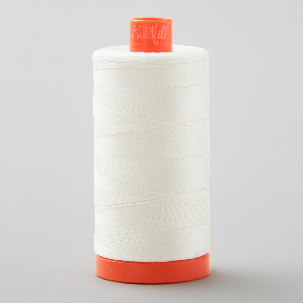 Aurifil 50 WT Cotton Mako Large Spool Thread Chalk