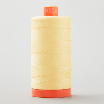 Aurifil 50 WT Cotton Mako Large Spool Thread Medium Butter