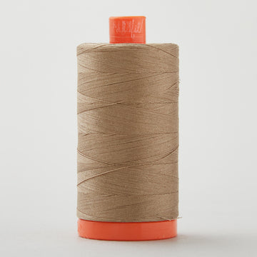 Aurifil 50 WT Cotton Mako Large Spool Thread Sandstone