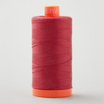 Aurifil 50 WT Cotton Mako Large Spool Thread Dark Carmine Red