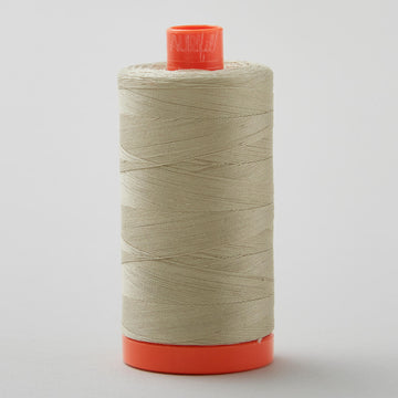 Aurifil 50 WT Cotton Mako Large Spool Thread Light Khaki Green