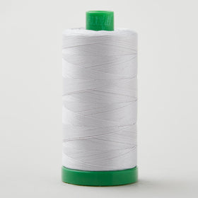 Aurifil 40 WT Cotton Mako Large Spool Thread Aluminum