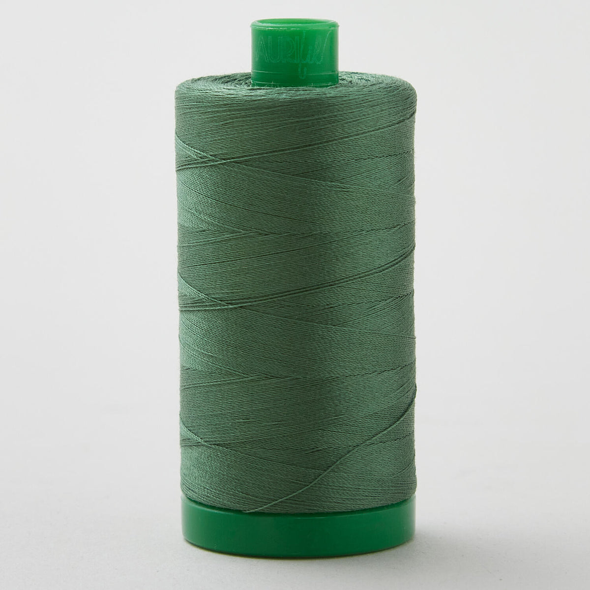 Aurifil 40 WT Cotton Mako Large Spool Thread Very Dark Grass Green