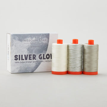 Silver Glow Trio by Aurifil