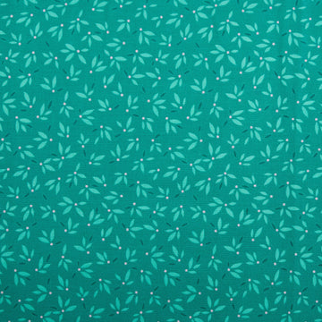 Flora & Fauna: Forest - Leaves Jade 2 Yard Cut