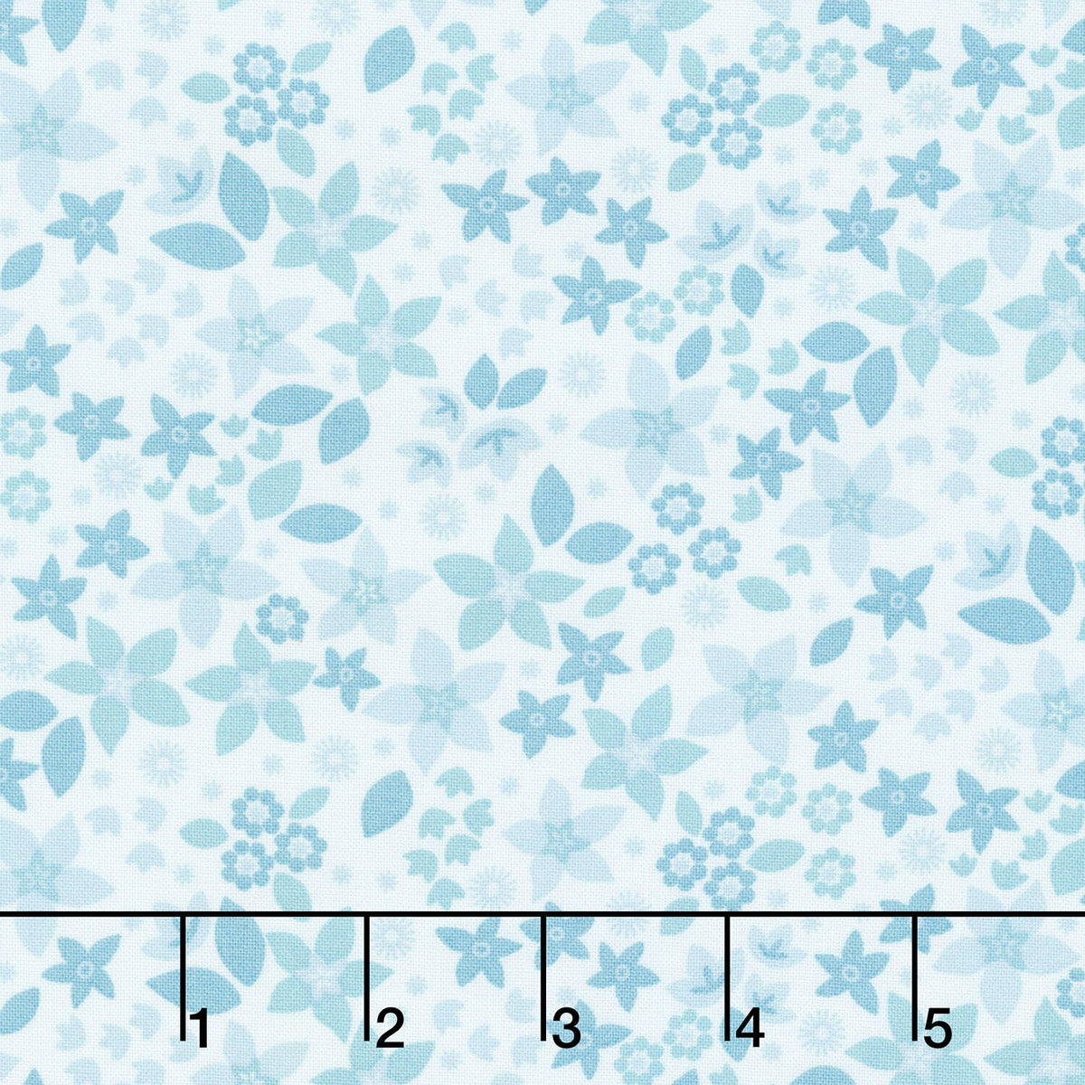 Holly & Hearth - Star Flowers Frost Yardage