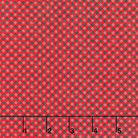Highland Glen - Gingham Red Black Yardage