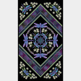 Dragonfly Wonder - Dragonfly Black Plum Digitally Printed Panel