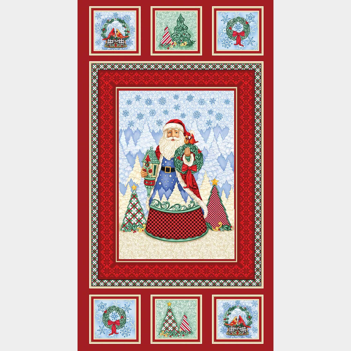 Highland Glen - Santa Red Panel