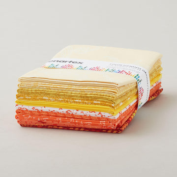 Color Elements Orange/Yellow Fat Quarter Bundle - 10 Pc