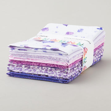 Color Elements Purple Fat Quarter Bundle - 10 Pc