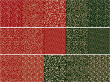 Holiday Keepsakes Metallic 10" Squares