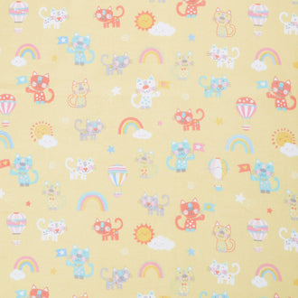 Twinkle Comfort Flannel - The Cat's Meow Flannel Yellow Yardage