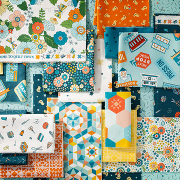 Welcome To Quilt Town Fat Quarter Bundle