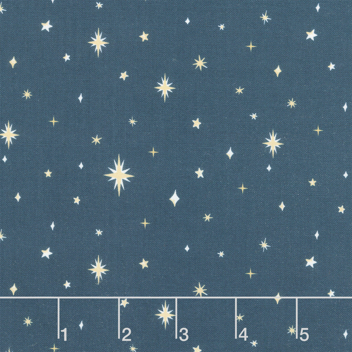 Silent Night - Stars Navy Yardage
