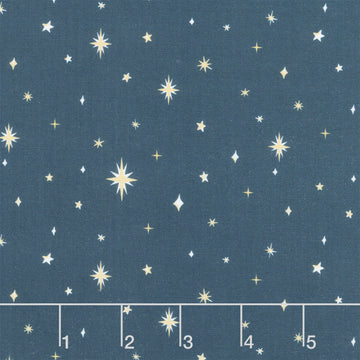 Silent Night - Stars Navy Yardage