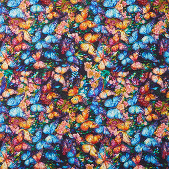 Gigi in the Garden - Stained Glass Butterflies Multi Yardage