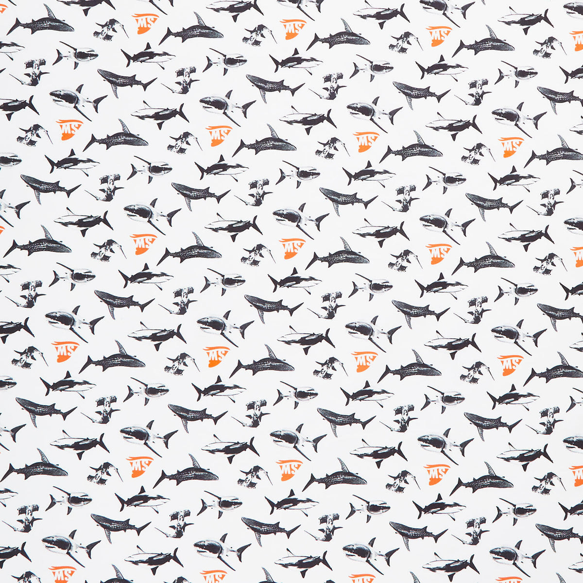 Shark Week - Predators White Yardage