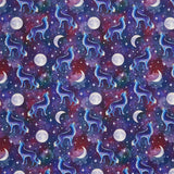 Celeste - Lunar Wolves Navy Yardage