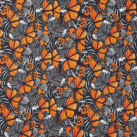 Monarch Gardens - Monarch Illusions Orange Yardage