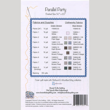 Parallel Party Quilt Pattern