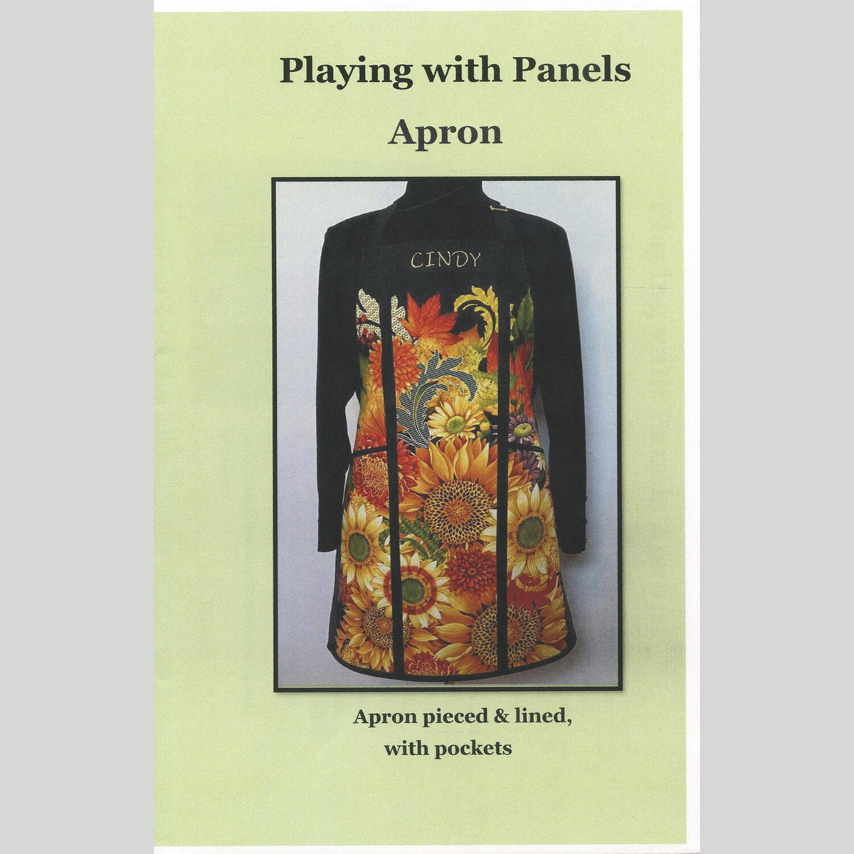 Playing with Panels Apron Pattern
