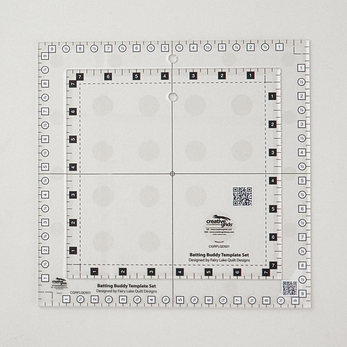 Creative Grids Batting Buddy Template Set