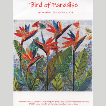 Bird of Paradise Collage Pattern