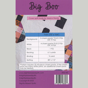 Big Boo Quilt Pattern