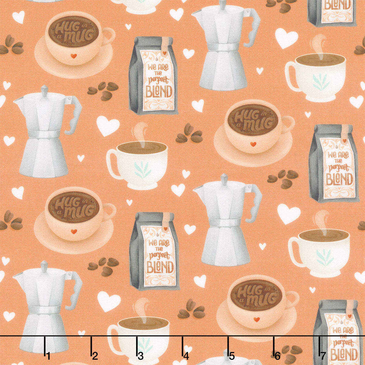 Perfect Blend - Coffee Shop Light Rust Yardage
