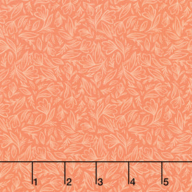 Perfect Blend - Linework Rust Yardage