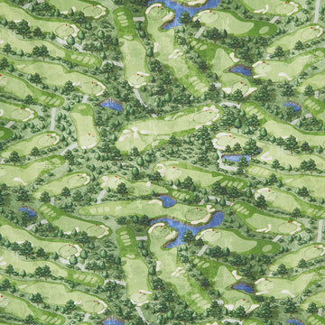 Tee Time! - Golf Course Multi Color Yardage