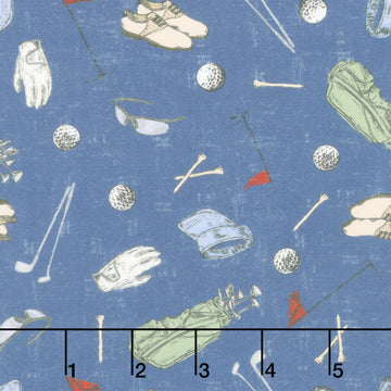 Tee Time! - Golf Gear Dark Denim Yardage